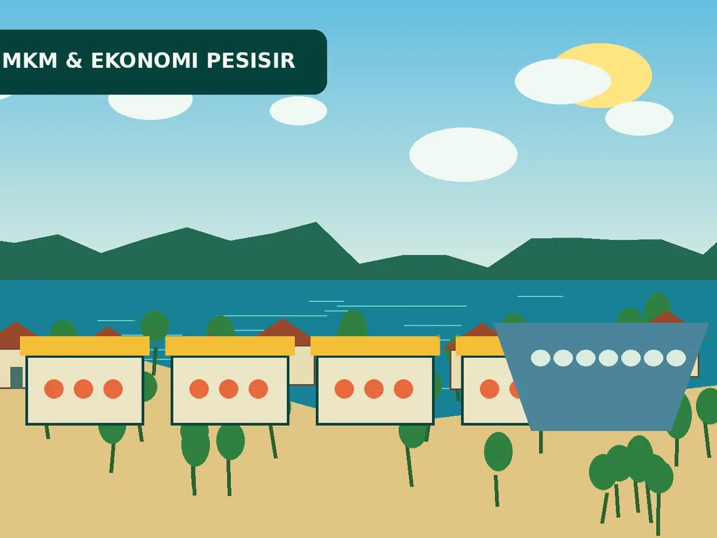 Ilustrasi UMKM & usaha warga Desa Berakit
