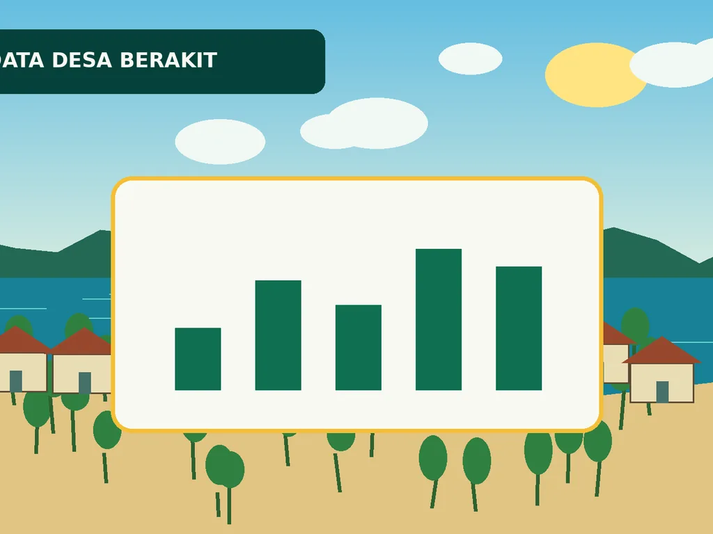Ilustrasi data penduduk Desa Berakit
